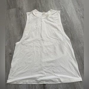 Lululemon All Yours Tank Top White Size 4 Athleisure Yoga Sporty